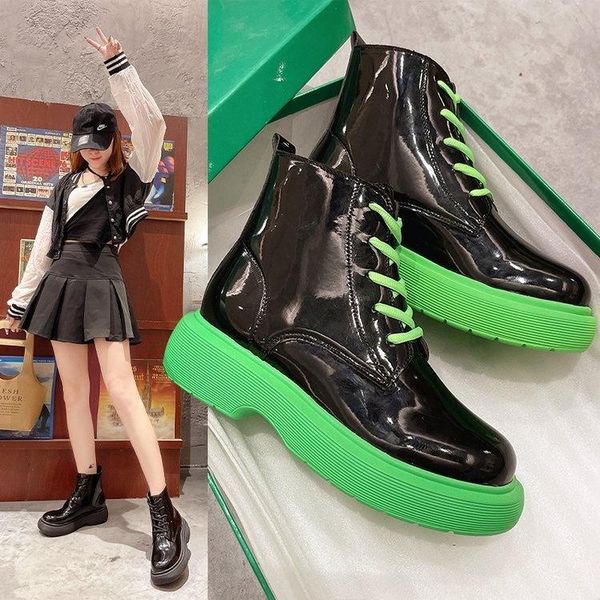 boots british style women autumn and winter 2021 fashion muffin thick bottom lace up casual round, Black
boots british style women autumn and winter 2021 fashion muffin thick bottom lace up casual round, Black