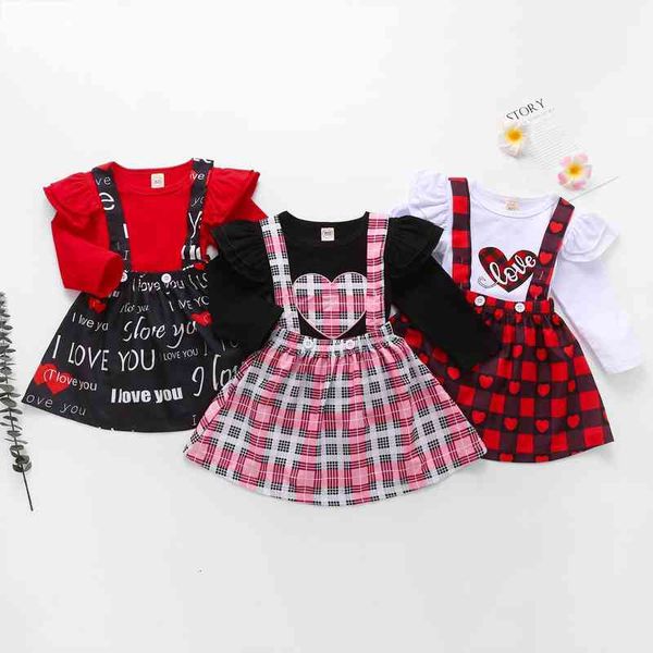 infant kid baby girl skirt 2pc valentine outfit suit sweet heart long sleeve t shirt plaid overall suspender spring autumn, White
infant kid baby girl skirt 2pc valentine outfit suit sweet heart long sleeve t shirt plaid overall suspender spring autumn, White