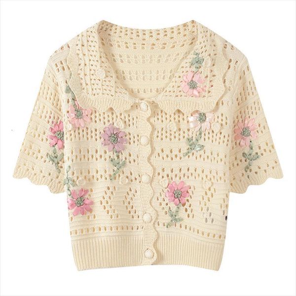 casual flower embroidery cardigan womens sweater women short sleeve single breasted ladies hollow out coat knit crop sweet, White;black
casual flower embroidery cardigan womens sweater women short sleeve single breasted ladies hollow out coat knit crop sweet, White;black