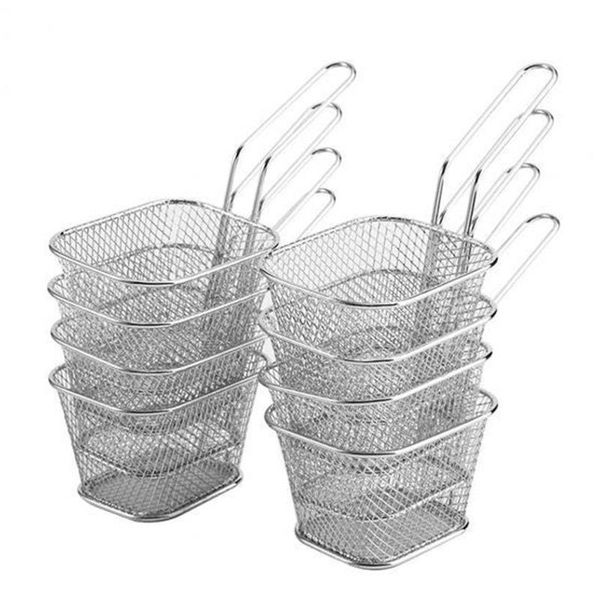 storage baskets thickened fried mesh basket small square french fries multi-purpose kitchen
storage baskets thickened fried mesh basket small square french fries multi-purpose kitchen