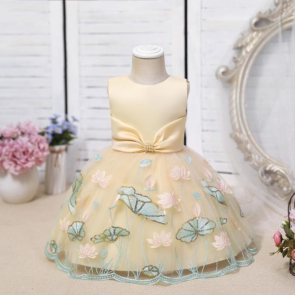 girl's dresses four seasons korean style children lotus embroidery tutu costume kid wedding flower bridesmaid dress for girl of 0-4 yea, Red;yellow
girl's dresses four seasons korean style children lotus embroidery tutu costume kid wedding flower bridesmaid dress for girl of 0-4 yea, Red;yellow