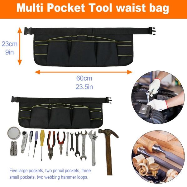 storage bags heavy duty utility tool waist apron 12 pockets reinforced edges nail work wrap by adjustable waterproof belt
storage bags heavy duty utility tool waist apron 12 pockets reinforced edges nail work wrap by adjustable waterproof belt
