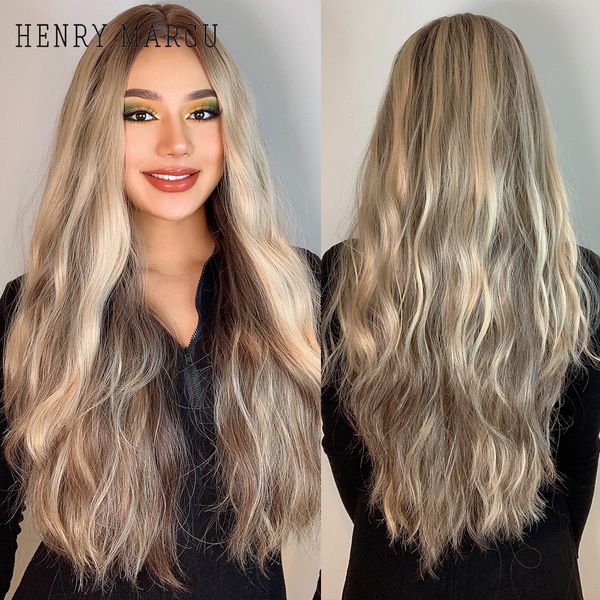 margu ombre brown blonde highlight synthetic wigs for women long wave colored cosplay party wig for women heat resistantfactory direct, Black
margu ombre brown blonde highlight synthetic wigs for women long wave colored cosplay party wig for women heat resistantfactory direct, Black