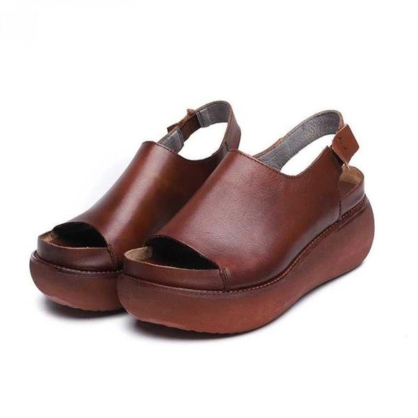 sandals female 2021 summer genuine leather retro women platform flat casual shoes european roman, Black
sandals female 2021 summer genuine leather retro women platform flat casual shoes european roman, Black