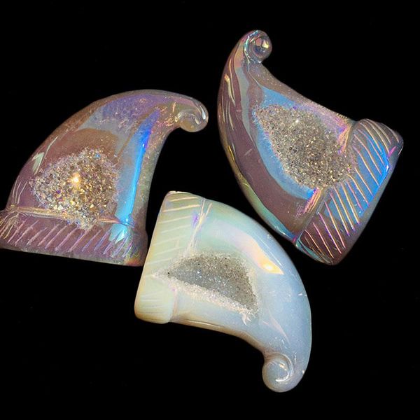 angel aura agate crystal cluster carved stone geode christmas hat room decor aesthetic feng shui healing gift decorative objects & figurines
angel aura agate crystal cluster carved stone geode christmas hat room decor aesthetic feng shui healing gift decorative objects & figurines