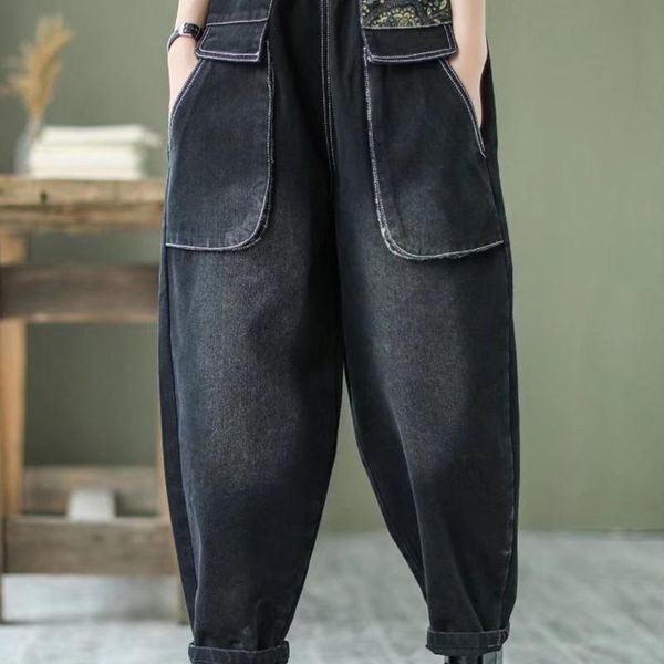 women's jeans superaen autumn solid casual loose plus size slim denim harlan pants women distressed, Blue
women's jeans superaen autumn solid casual loose plus size slim denim harlan pants women distressed, Blue