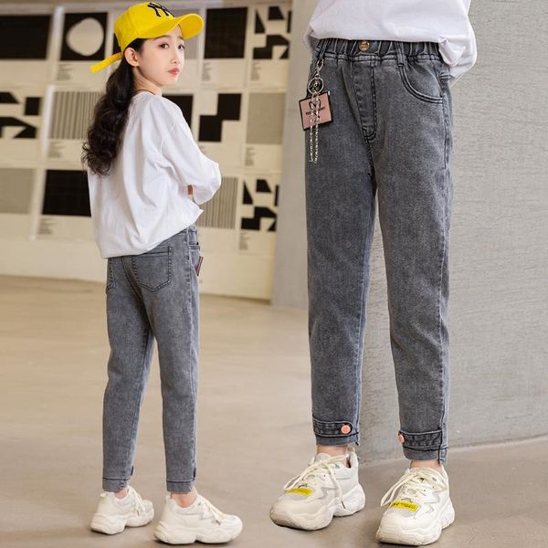 girls jeans spring pant gray black teenage pencil children elastic waist korean denim pants for girl trousers kids clothes, Blue
girls jeans spring pant gray black teenage pencil children elastic waist korean denim pants for girl trousers kids clothes, Blue