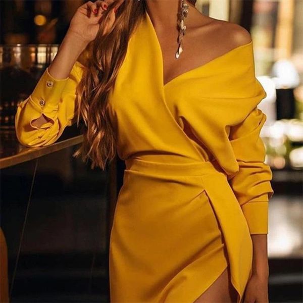 casual dresses dress solid color waist skirt split club party open one-shoulder long-sleeved, Black;gray
casual dresses dress solid color waist skirt split club party open one-shoulder long-sleeved, Black;gray