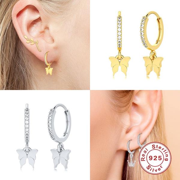 hoop & huggie romad sterling silver earrings for women butterfly crown jewelry brincos pendientes plata 925 x5, Golden;silver
hoop & huggie romad sterling silver earrings for women butterfly crown jewelry brincos pendientes plata 925 x5, Golden;silver