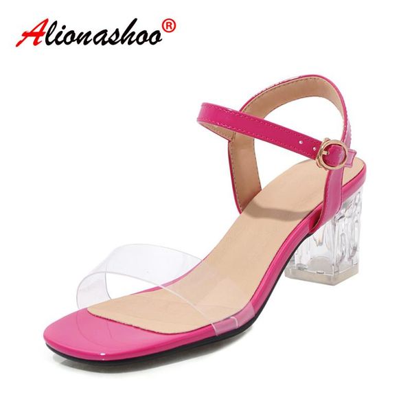 dress shoes women sandals 2021 gladiator summer transparent jelly ladies buckle strap clear mid heels beach big size 34-48, Black
dress shoes women sandals 2021 gladiator summer transparent jelly ladies buckle strap clear mid heels beach big size 34-48, Black
