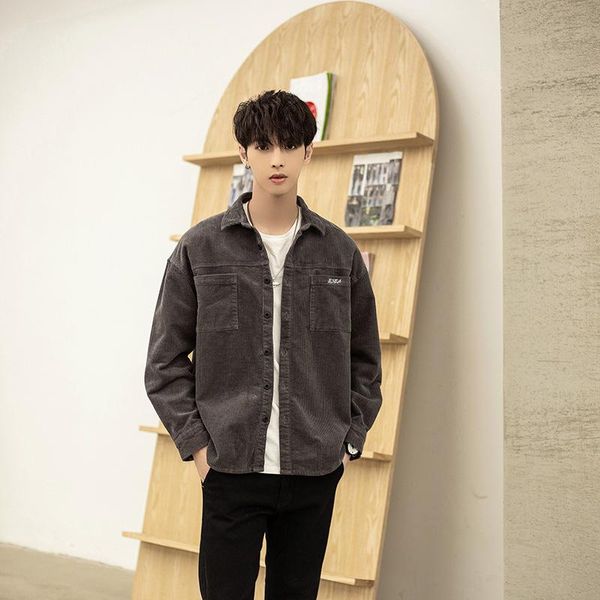 men's jackets c518 corduroy jacket fashion double pocket sand washing classic all-match casual youth handsome boyfriend streetwear dail, Black;brown
men's jackets c518 corduroy jacket fashion double pocket sand washing classic all-match casual youth handsome boyfriend streetwear dail, Black;brown