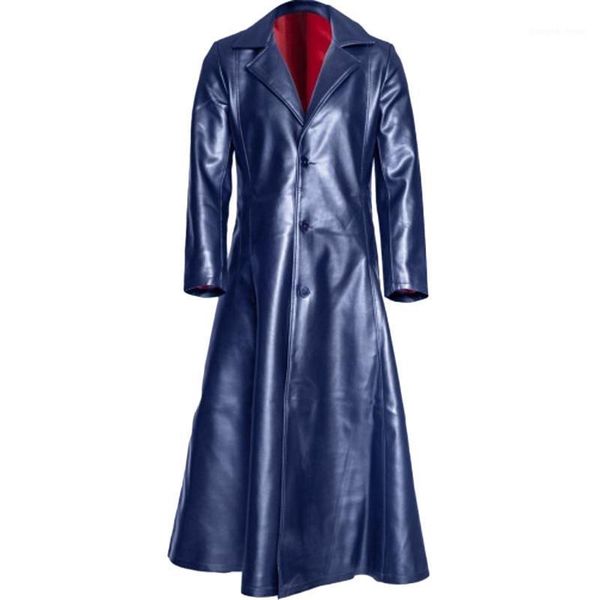 fashion gothic faux leather long coat design men's jacket trend winter man clothing plus size s-5xl#4 fur &, Black
fashion gothic faux leather long coat design men's jacket trend winter man clothing plus size s-5xl#4 fur &, Black