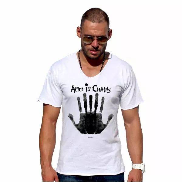 alice in chains stone california cotton touch t ahirt men's cool tee, White;black
alice in chains stone california cotton touch t ahirt men's cool tee, White;black