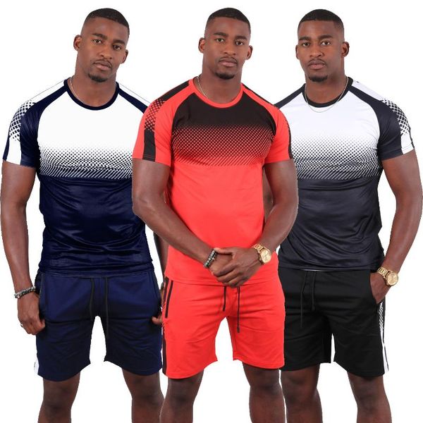 basketball leisure suit men's short sleeve t-shirt shorts two piece summer cool quick dry fitness sport gym clothing, White;black
basketball leisure suit men's short sleeve t-shirt shorts two piece summer cool quick dry fitness sport gym clothing, White;black
