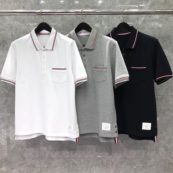 fashion tb 2021 thom brand polo shirts men casual slim solid cotton polo shirt summer short sleeve breathable polo clothing7, White;black
fashion tb 2021 thom brand polo shirts men casual slim solid cotton polo shirt summer short sleeve breathable polo clothing7, White;black