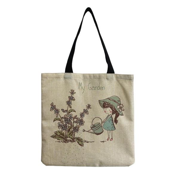 cross body cute cartoon girl printed handbag floral large capacity reusable shopping bag student preppy style linen shoulder custom
cross body cute cartoon girl printed handbag floral large capacity reusable shopping bag student preppy style linen shoulder custom