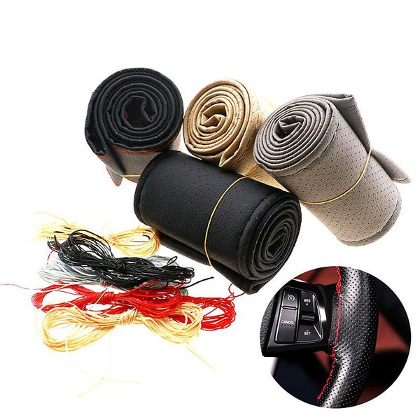 steering wheel covers artificial leather car woven cover sewing kit for regal lacrosse excelle gt/xt/gl8/encore/enclave/envision
steering wheel covers artificial leather car woven cover sewing kit for regal lacrosse excelle gt/xt/gl8/encore/enclave/envision