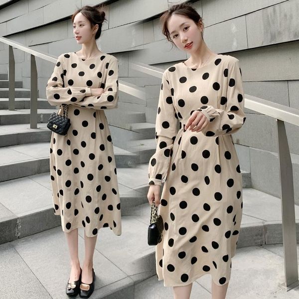 4230# maternity dress korean fashion loose lace dot clothes easy matching stylish pregnant women mom dresses, White
4230# maternity dress korean fashion loose lace dot clothes easy matching stylish pregnant women mom dresses, White