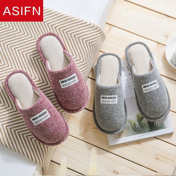 women linen home slippers winter soft bottom furnishing indoor couples shoes non-slip comfortable men's, Black
women linen home slippers winter soft bottom furnishing indoor couples shoes non-slip comfortable men's, Black