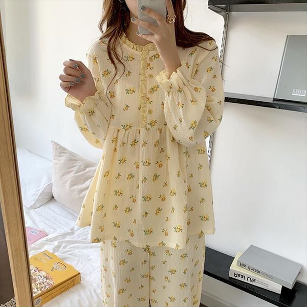 sweet ruffles girls printed florals womens sleepwears color hit korean fashion plus sleepwear warm cute home clothes pajamas sets, Black;red
sweet ruffles girls printed florals womens sleepwears color hit korean fashion plus sleepwear warm cute home clothes pajamas sets, Black;red