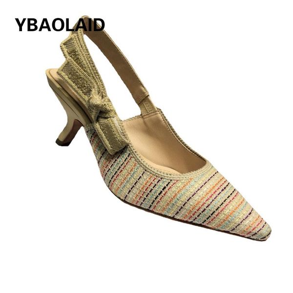 dress shoes spring and summer pointed embroidered jacquard bow stiletto sandals 2021 fashion baotou word with back empty, Black
dress shoes spring and summer pointed embroidered jacquard bow stiletto sandals 2021 fashion baotou word with back empty, Black