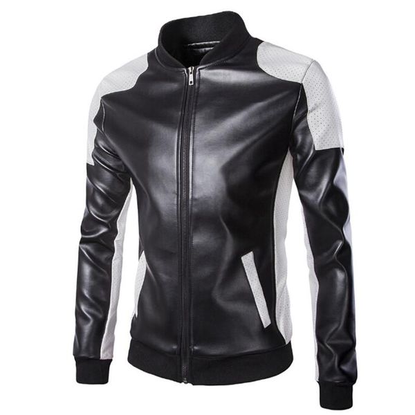 men's fur & faux 2021 leather jacket men contrast colorcoat mens jackets and coats, Black
men's fur & faux 2021 leather jacket men contrast colorcoat mens jackets and coats, Black