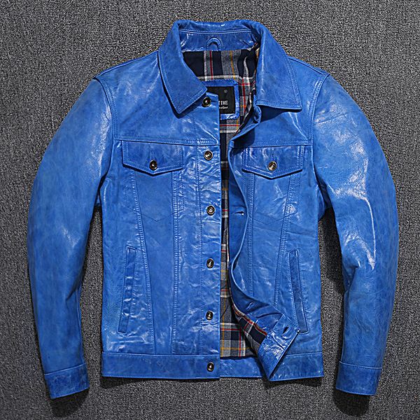 men's thin soft sheep et, japane leather clothing, young and fashionable, delivery, Black
men's thin soft sheep et, japane leather clothing, young and fashionable, delivery, Black