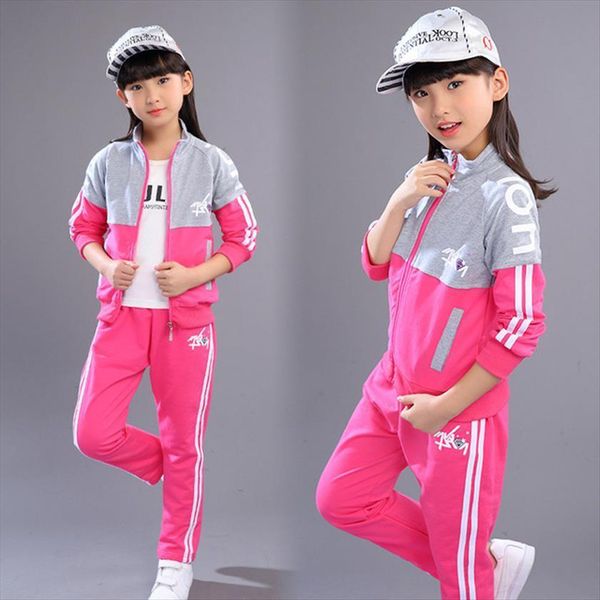 teen girl sports suits kids cotton tracksuit girls clothing sets children zipper jacket striped pants 2pcs 4 6 10 12, White
teen girl sports suits kids cotton tracksuit girls clothing sets children zipper jacket striped pants 2pcs 4 6 10 12, White