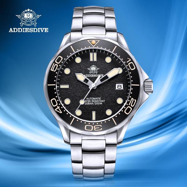 wristwatches addies ad2106 automatic men watches nh35 movement retro c3 luminous sapphire 316l 20atm waterproof mechanical watch, Slivery;brown
wristwatches addies ad2106 automatic men watches nh35 movement retro c3 luminous sapphire 316l 20atm waterproof mechanical watch, Slivery;brown