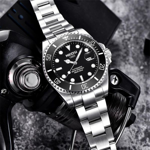 wristwatches 2021 nibosi watch men automatic mechanical tourbillon clock fashion sport 100atm waterproof luminous watches mens, Slivery;brown
wristwatches 2021 nibosi watch men automatic mechanical tourbillon clock fashion sport 100atm waterproof luminous watches mens, Slivery;brown
