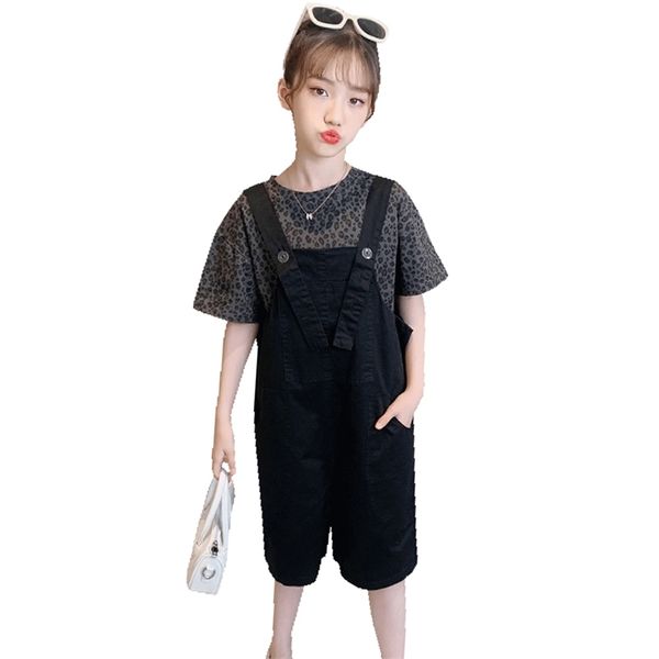 children clothes leopard tshirt + jumpsuit children's for girls summer tracksuit girl casual style kids clothing 6 8 10 210527, White
children clothes leopard tshirt + jumpsuit children's for girls summer tracksuit girl casual style kids clothing 6 8 10 210527, White