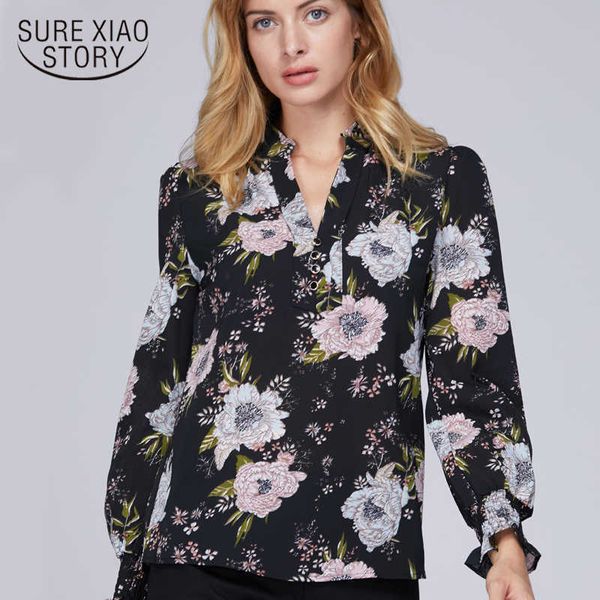 long sleeved women blouses shirt fashion chiffon casual print vintage style women shirts female clothes blusa d556 30 210528, White
long sleeved women blouses shirt fashion chiffon casual print vintage style women shirts female clothes blusa d556 30 210528, White