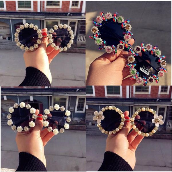 sunglasses lace retro fashion rhinestone sun flower three-dimensional crystal diamond handmade round glasses uv400, White;black
sunglasses lace retro fashion rhinestone sun flower three-dimensional crystal diamond handmade round glasses uv400, White;black