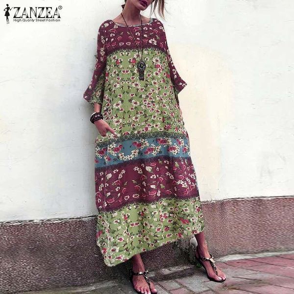 casual dresses three quarter sleeve vestidos vintage printed maxi dress women's spring sundress female o neck robe femme 5xl, Black;gray
casual dresses three quarter sleeve vestidos vintage printed maxi dress women's spring sundress female o neck robe femme 5xl, Black;gray