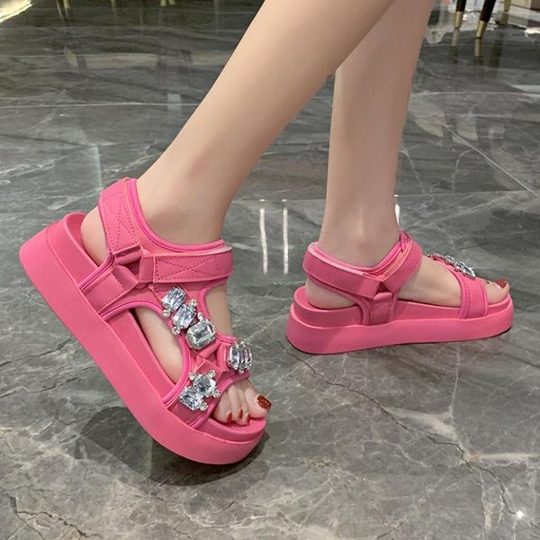 sandals 2021 women wild thick bottom casual shoes woman crystal rome fashion college wind wedge beach sandal, Black
sandals 2021 women wild thick bottom casual shoes woman crystal rome fashion college wind wedge beach sandal, Black