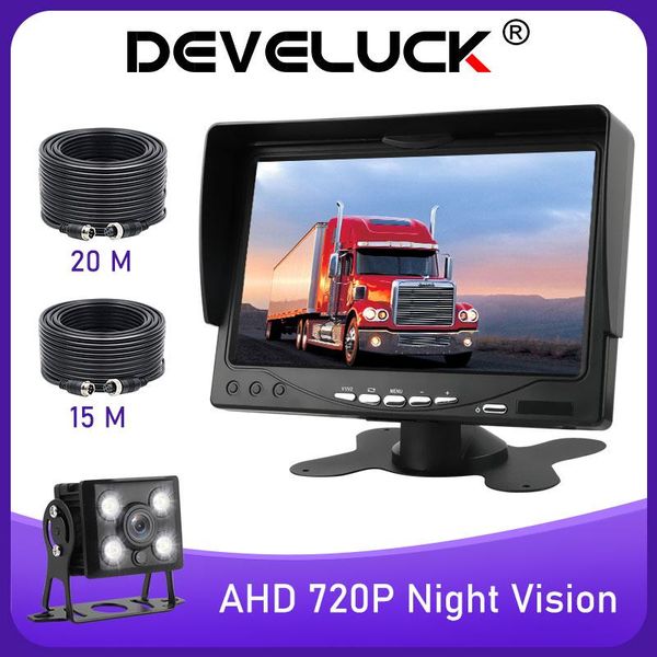 car video develuck 7 inch ahd monitor rear view camera aviation head waterproof 12-24v reverse image 4 pin harvester truck bus
car video develuck 7 inch ahd monitor rear view camera aviation head waterproof 12-24v reverse image 4 pin harvester truck bus