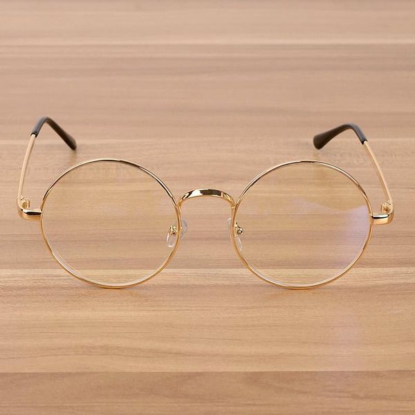 simple style round frame gold glasses men & women clear lens vintage elegant optical students myopia spectacles frames fashion sunglasses, Black
simple style round frame gold glasses men & women clear lens vintage elegant optical students myopia spectacles frames fashion sunglasses, Black