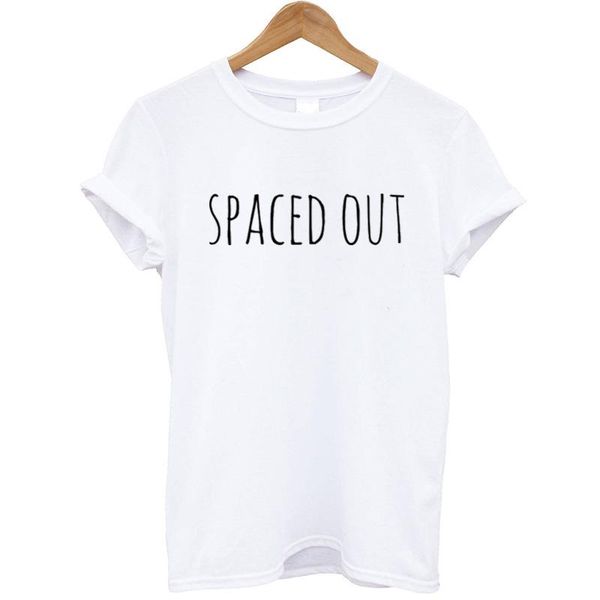women's t-shirt summer 2021 letter printed spaced out funny women short sleeve o-neck t shirt for hipster tees, White
women's t-shirt summer 2021 letter printed spaced out funny women short sleeve o-neck t shirt for hipster tees, White