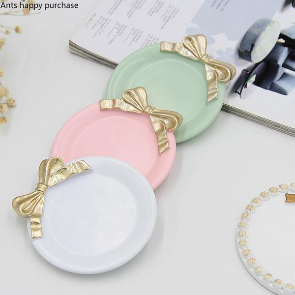 kitchen storage & organization multicolor small tray with bow round square jewelry cosmetic decorative plate exhibition hall dessert snack c
kitchen storage & organization multicolor small tray with bow round square jewelry cosmetic decorative plate exhibition hall dessert snack c