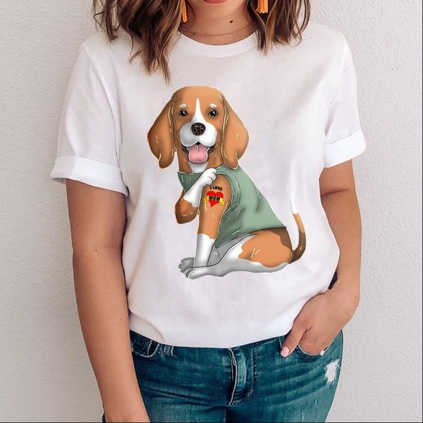 women graphic t shirts short sleeve printing 90s dog fashion mom animal clothes lady tees print clothing female tshirt, White
women graphic t shirts short sleeve printing 90s dog fashion mom animal clothes lady tees print clothing female tshirt, White