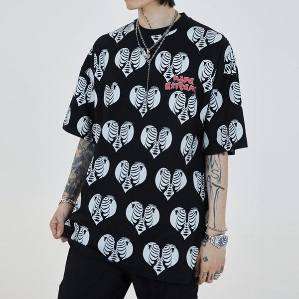 women's t-shirt hlm abstractionist street fashion oversized t shirts love pattern short sleeve tee shirt harajuku style loose couple, White
women's t-shirt hlm abstractionist street fashion oversized t shirts love pattern short sleeve tee shirt harajuku style loose couple, White