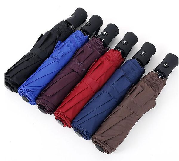 umbrellas 5colors durable advanced fully-automatic rain umbrella uv-proof three folding business solid sunshade 94*66cm
umbrellas 5colors durable advanced fully-automatic rain umbrella uv-proof three folding business solid sunshade 94*66cm