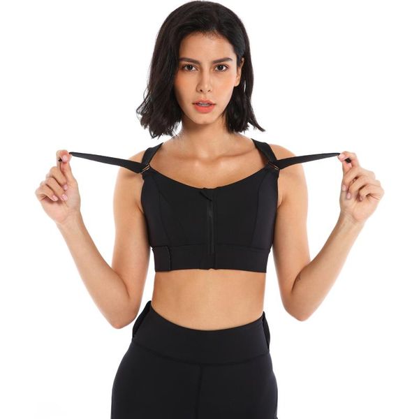 bras 2021 style front zipper sports bra for women plus size adjustable fitness shockproof gathered bralette brassiere, Red;black
bras 2021 style front zipper sports bra for women plus size adjustable fitness shockproof gathered bralette brassiere, Red;black