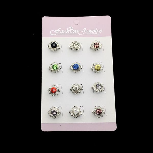 pins, brooches 12pcs/set flower crystal hijab brooch set women rhinestone small collar lapel pins mixted color, Gray
pins, brooches 12pcs/set flower crystal hijab brooch set women rhinestone small collar lapel pins mixted color, Gray