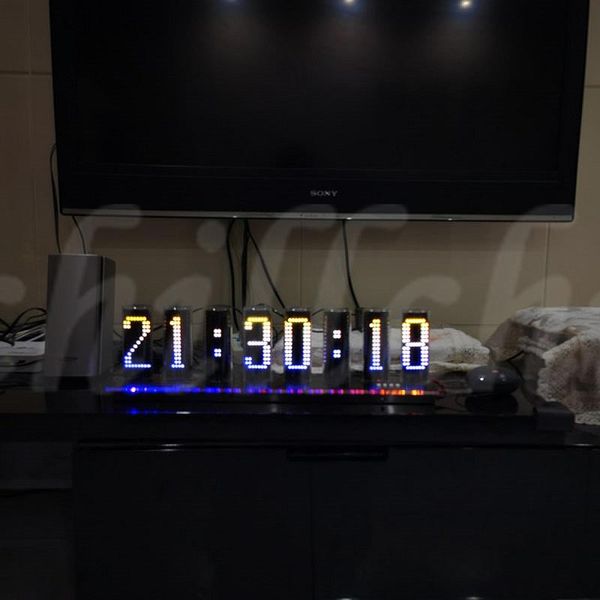 desk & table clocks rgb pseudo-glow lamp clock + music spectrum display fashion gift diy deskplaything boyfriend/girlfriend present
desk & table clocks rgb pseudo-glow lamp clock + music spectrum display fashion gift diy deskplaything boyfriend/girlfriend present