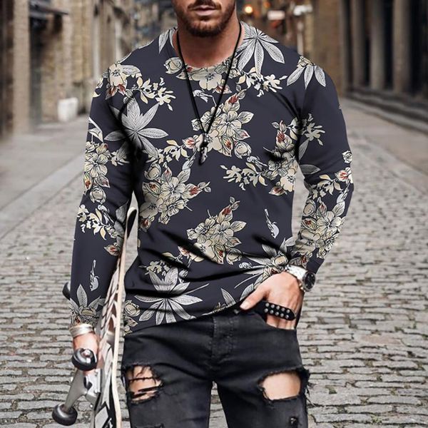 men's hoodies & sweatshirts single 3d flower printing long-sleeved t-shirt spring casual pullover fashion slim basic clothing, Black
men's hoodies & sweatshirts single 3d flower printing long-sleeved t-shirt spring casual pullover fashion slim basic clothing, Black