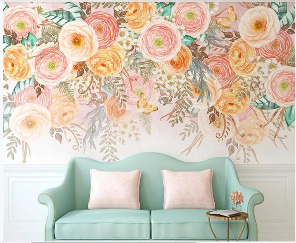 wallpapers custom mural on the wall 3d wallpaper hand painted watercolor idyllic romantic flower home decor po for living room
wallpapers custom mural on the wall 3d wallpaper hand painted watercolor idyllic romantic flower home decor po for living room