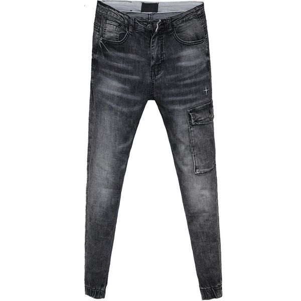 men's jeans fashion spring autumn korean slim retro gray scratched feet ny social guy stretch waist cropped pants so2l, Blue
men's jeans fashion spring autumn korean slim retro gray scratched feet ny social guy stretch waist cropped pants so2l, Blue