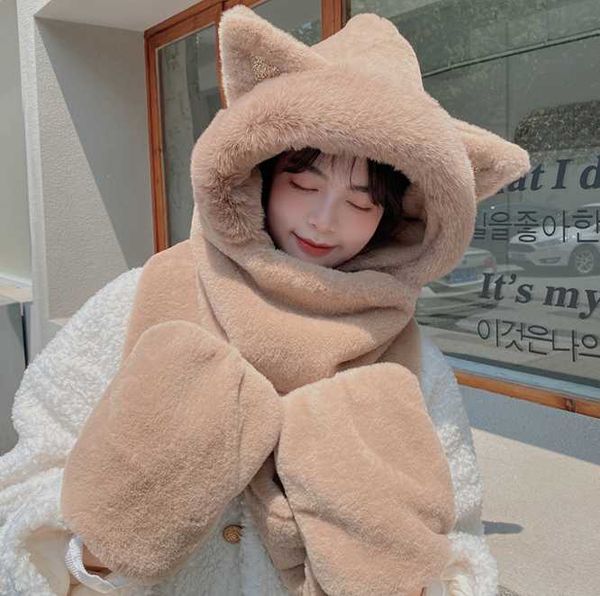 hats, scarves & gloves sets beige cartoon cat korean plush bomber hats fur hat scarf 3in1 set wraps furry cap head warmer outdoor earflap gi, Blue;gray
hats, scarves & gloves sets beige cartoon cat korean plush bomber hats fur hat scarf 3in1 set wraps furry cap head warmer outdoor earflap gi, Blue;gray