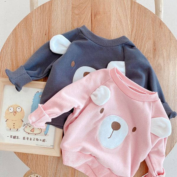 spring cartoon bear print baby boys girls clothes set baby sweatshirt set kids cotton sport pants suit toddler kids clothes set, Blue
spring cartoon bear print baby boys girls clothes set baby sweatshirt set kids cotton sport pants suit toddler kids clothes set, Blue
